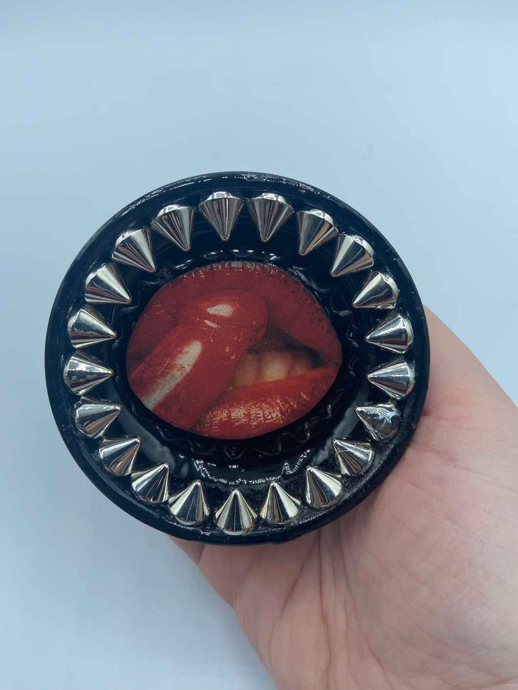 Lips and Spikes Magnetic Trinket Tray