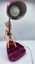 Load image into Gallery viewer, Glitter Pink Stripper Barbie Lamp
