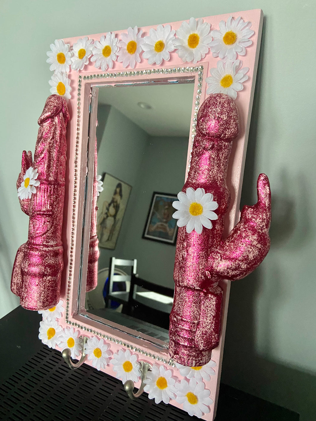 Daisy Rabbit Mirror